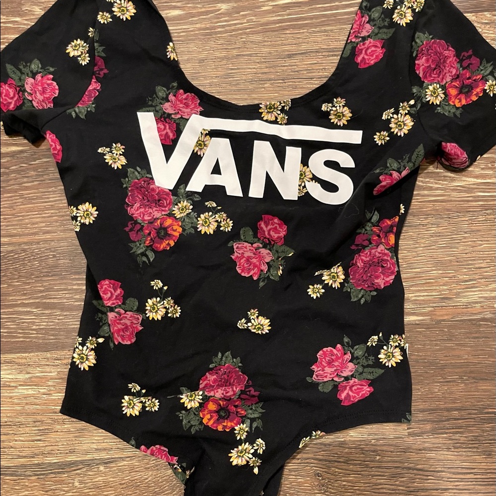 Vans floral body suit